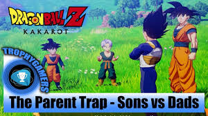 Vegeta and parenting skills before… later…. Dragon Ball Z Kakarot The Parent Trap Sub Story Sons Vs Dads Gotenks Vs Goku Vegeta Youtube