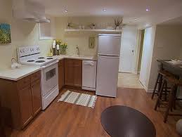 A basement kitchen can provide a perfect space for entertaining and special occasions. Before And After Makeovers From Income Property Small Basement Apartments Basement Apartment Decor Basement Apartment