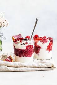 Himbeer Blutorange Parfait Einfacher Nachtisch Rezepte Parfait