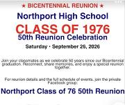 Northport High School Class of 1976 50th Reunion