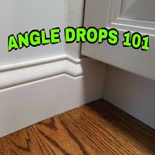 How To Angle Drops 101 These Are The Basics Next Will Be Cornering Them Swipe For First Step Droppi Trim Carpentry Baseboard Trim Woodworking Projects Plans