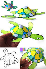 Kagit Isleri Olarak Basit Bir Sekilde Kalibiyla Birlikte Kolay Uc Boyutlu Kaplumbaga Yapimi Etkinligi Orn Origami Yeni Yurumeye Baslayan Cocuk Elisi Kaplumbaga