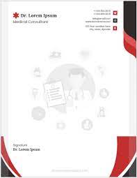 Minimalistic and modern letterhead template for your correspondence, personal letters, or just plain notepaper in your office as a doctor of medicine, be it gp, family physician or any other specialist! 5 Best Free Doctor Letterhead Templates For Word Word Excel Templates