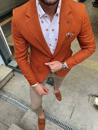 Buy Cinnamon Slim Fit Blazer By Gentwith Com With Free Shipping Mens Fashion Blazer Slim Fit Blazers Men Fashion Casual Outfits