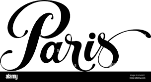 Caligrafia Paris Fotos E Imagenes De Stock Alamy