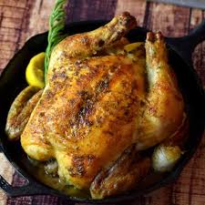 Chicken meat is a perfect source of proteins and will increase your serotonin levels. Simple Whole Roasted Chicken Delicious By Design