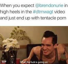 Don T Threaten Me With A Good Time Same Brendon Urie Memes Panic At The Disco Brendon Urie