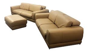 Decoro leather corner sofa recliner yinma 2016 hot sale high temperature for caf /restaurant/fast food/canteen/mall/shop and furniture living room sofa. Italian Leather Sofa Loveseat And Ottoman By Decoro 3 Pieces Chairish