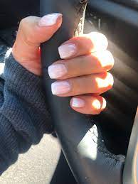 Let's check some brilliant ideas from nail bloggers from all around the world: White And Pink Fade Short Acrylic Ombre Nails Faded Nails Short Acrylic Nails Short Acrylic Nails Designs