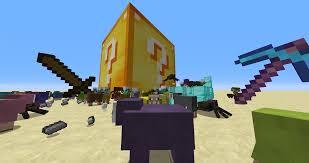 The mod adds a new block to the game which, when opened, produces random outcomes. Download Giant Lucky Blocks 38 Kb Map For Minecraft