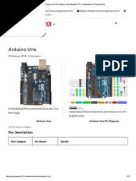 They operate at 5 volts. Arduino Uno Pin Diagram Specifications Pin Configuration Programming Arduino Computer Architecture