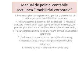 Manual politici contabile prestari servicii, comert, productie, agricultura, transport, constructii, inchiriere si manual simplificat. Ppt Politici Contabile Privind ImobilizÄƒrile Corporale Powerpoint Presentation Id 5136183