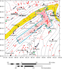 New Madrid Seismic Zone Maps Of Past Quake Activity