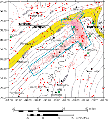 new madrid seismic zone maps of past quake activity