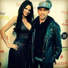 Mtv Maxim Longtime Buddy April Rose At The Maxim Super Bowl Party Red Leather Jacket Superbowl Party Fashion