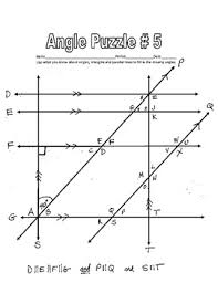 Notice also that ∠3 ≅ ∠7, since they are corresponding angles. 32 Angles And Parallel Lines Worksheet Worksheet Resource Plans