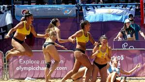 Juegos olímpicos de la juventud buenos aires 2018. Beach Handball Argentina Gano El Primer Set Y Queda A Un Paso Del Oro