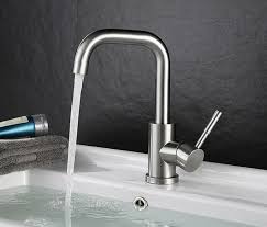 bathroom faucet satin nickel 80106