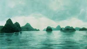 A more modern designation of ha long bay's core as one of the natural wonders of the world is a center of a larger zone which includes bai tu long bay and cat ba island and was named a unesco world heritage site in 2000. April Gornik Halang Bay For Sale Artspace Big Art Nature Inspiration Art