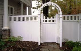 Pvc Privacy Fence Photos Arnold Baltimore Glen Burnie Columbia Md In 2020 Vinyl Privacy Fence Privacy Fence Landscaping Vinyl Fence Landscaping