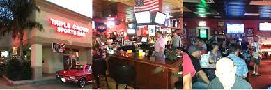 Entertain on the central terrace. Triple Crown Sports Bar