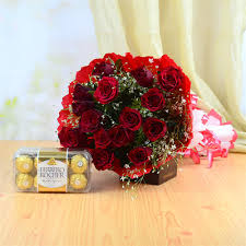 Hampers make a wonderful gift for any occasion, not just birthday or christmas! Roses Bouquet Chocolate Flower Hampers On Birthdays