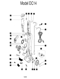 Dyson Dc14 Complete Parts List Pdf Download Manualslib