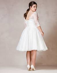 Our Delicate Rosabel Gown By Our Exclusive New Plus Size Collection Bellami Could This Short A Line Short Wedding Gowns Short Wedding Dress Bridal Dresses