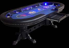 Custom Poker Tables With A Sports Theme 2 Poker Table Custom Poker Tables Poker