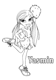Bratz Yasmin Pretty Princess Coloring Pages Printable Princess Coloring Pages Barbie Coloring Pages Princess Coloring