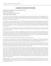 The universal declaration of human rights states, no one shall be subjected to torture. Un Position Paper Sample Sample Position Paper Model Un Other Times The Conference Will Send You A Model Un Position Paper Sample