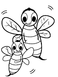 This is one of our more realistic looking bee coloring pages for those that aren't too crazy about the cartoon ones! Cartoon Bee Coloring Page 1 Owl Coloring Pages Kids Printable Coloring Pages Bee Coloring Pages