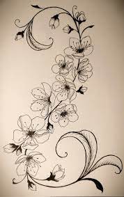 Une branche de fleurs en hd et des millions d'autres photos, illustrations et images vectorielles de stock libres de droits dans la collection shutterstock. Cherry Blossoms Fleur De Cerisier Dessin Dessins De Fleurs Pour Tatouage Tatouage Fleur De Cerisier