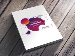 Download Flyer Poster On Table Mockup Mockup Love