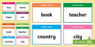 Common And Proper Nouns Interactive Card Game Teacher Made