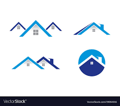 House Logo Template Vector Image On Vectorstock Logo Templates Home Logo Templates