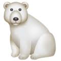 It has a collection of all types of bear text faces. Polar Bear Emoji