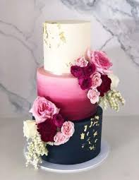 Black And White Ombre Cake 15 Ideas Wedding Cakes Burgundy Ombre Burgundy Wedding Cake Tiered Cakes Birthday Wedding Cake Options