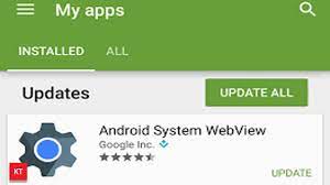 Cara update webview sistem android 2021. How I Enabled And Updated Android System Web View Youtube