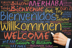 On the hands of a woman. 271 Welcome Many Languages Photos Free Royalty Free Stock Photos From Dreamstime