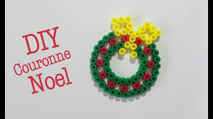 22.70€ et voici le détail: Diy Couronne De Noel Avec Perles A Repasser Hama Youtube