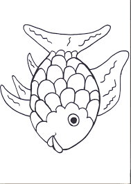 Captain seasalt & the abc pirates coloring page. Rainbow Fish Line Drawing