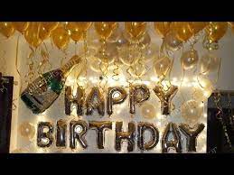 Birthday Surprise Room Decoration For Wife Youtube Romantic Room Decoration Surprise Party Decorations Birthday Surprise