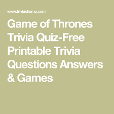 Keeping those aspects in mind, these are the top 10 gaming computers to geek out about this year. Game Of Thrones Trivia Quiz Free Printable Trivia Questions Answers Games Trivia Questions And Answers Trivia Quiz Disney Trivia Questions