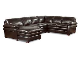Brock Sectional At Home Furniture Store Living Room Leather Home Furniture