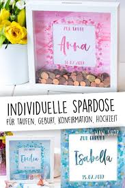 Individuelle Bilderrahmen Spardose Fur Die Taufe Zur Geburt Zum Schulanfang Oder Zur Hochzeit Geschenke Zur Taufe Madchen Geschenke Zur Konfirmation Geschenke Zur Geburt