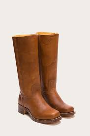 Frye women campus leather boots banana beige us 7 uk 4,5 made in usa hand craft. Campus 14l The Frye Company
