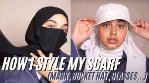 Coiffure bandana femme 217686 15 idees de coiffure avec un bandana coiffure bandana annee 90 tuto pour coiffure bandana petit garcon 199352 les coiffures faire the best ways to wear your bandana hair world magazine. Easy Hijab Tutorial W Glasses Mask Bucket Hat Youtube