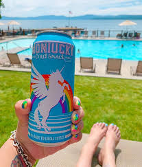 Cold snacks is a tongue and cheek way of referring to beer; When Your Cold Snacks Are Totally On Brand Montuckycoldsnacks Rainbownails Unicorn Coldbeer Beer Travelgram Summertime Summer