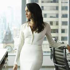 The outfit is a custom version of one of the designer's spring/summer 2019 looks, which isn't surprising since meghan has altered her clothes in the past to fit with royal life. Meghan Markle S Best Fashion Moments On Suits